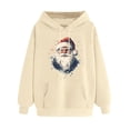 thumbnail image 1 of WILLBEST Sudadera de Mujer con Estampado Navideño, Cuello Redondo y Manga Larga, Estilo Casual y Holgado Chica​​, 1 of 3