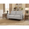 thumbnail image 2 of Saint Birch 13011L-BG Saint Birch Poland Upholstery Square Arms Loveseat with Tapered Wood Legs - Beige, 2 of 13