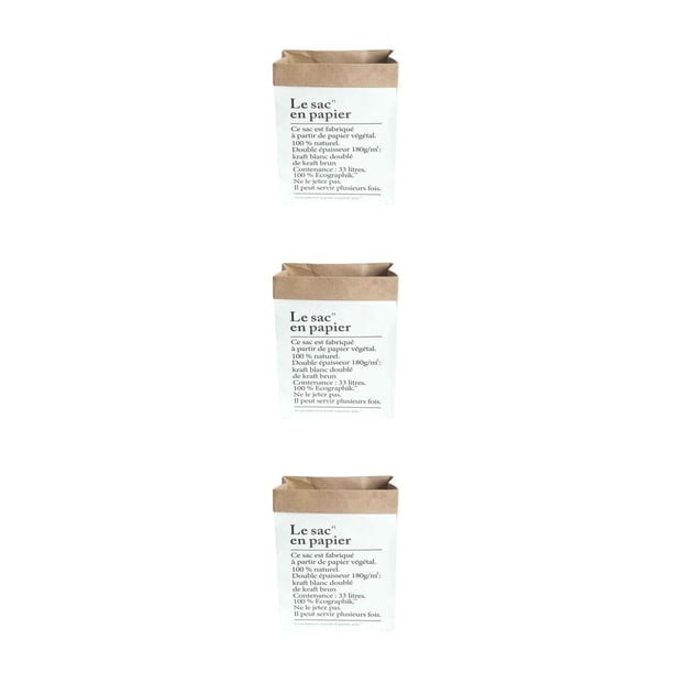 Wosthever Bolsa de papel Kraft de doble capa de tamaño grande y pequeño, pantalones, juguetes para niños, libros, artículos diversos, organizador de Type6 NO6 Wosthever CBP049883