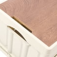 thumbnail image 3 of Riousery White Car Storage Box 30L / 7.9 Gallon Foldable Trunk Organizer for Home and Vehicle (16.9 x 11.4 x 2.3 inches / 43 x 29 x 6 cm), 3 of 8