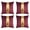 Gold Burgundy, variant on Gyulin Pack of 2,18x18 Inch Velvet Boho Throw Pillow Covers with Gold Leather Striped Stitching Modern Minimalist Square Pillowcase Cushion Covers for Bedroom Sofa Couch Living Room, White