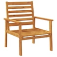 thumbnail image 4 of vidaXL Patio Sofa Chair 2pcs Solid Wood Acacia, 4 of 9
