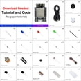 thumbnail image 2 of Kit de inicio FREENOVE Basic para ESP8266 con 50 proyectos y 140 artículos, 2 of 7