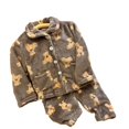 thumbnail image 1 of Traje de franela para niños de otoño e invierno, ropa de hogar para niños y niñas, pijamas de polar coral para bebés, ropa exterior, 1 of 1
