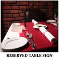 thumbnail image 3 of Moluckfu Señal De Metal Rosa Dorado Ideal Para Bodas Y Restaurantes Con Claro, 3 of 6