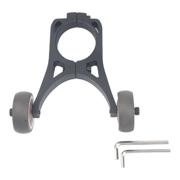Scooter Training Wheels for Xiaomi for M365 and for Ninebot F Series, Aluminum Alloy Auxiliary Small Wheels with Foldable Inverted Bracket, Black