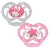 Dr. Brown's Advantage 2-Pack Stage 2 Glow in the Dark Pacifiers in Pink