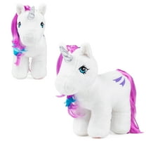 My Little Pony Glory Retro Unicorn Plush, Soft White Stuffed Animal, Ages 4 and Up