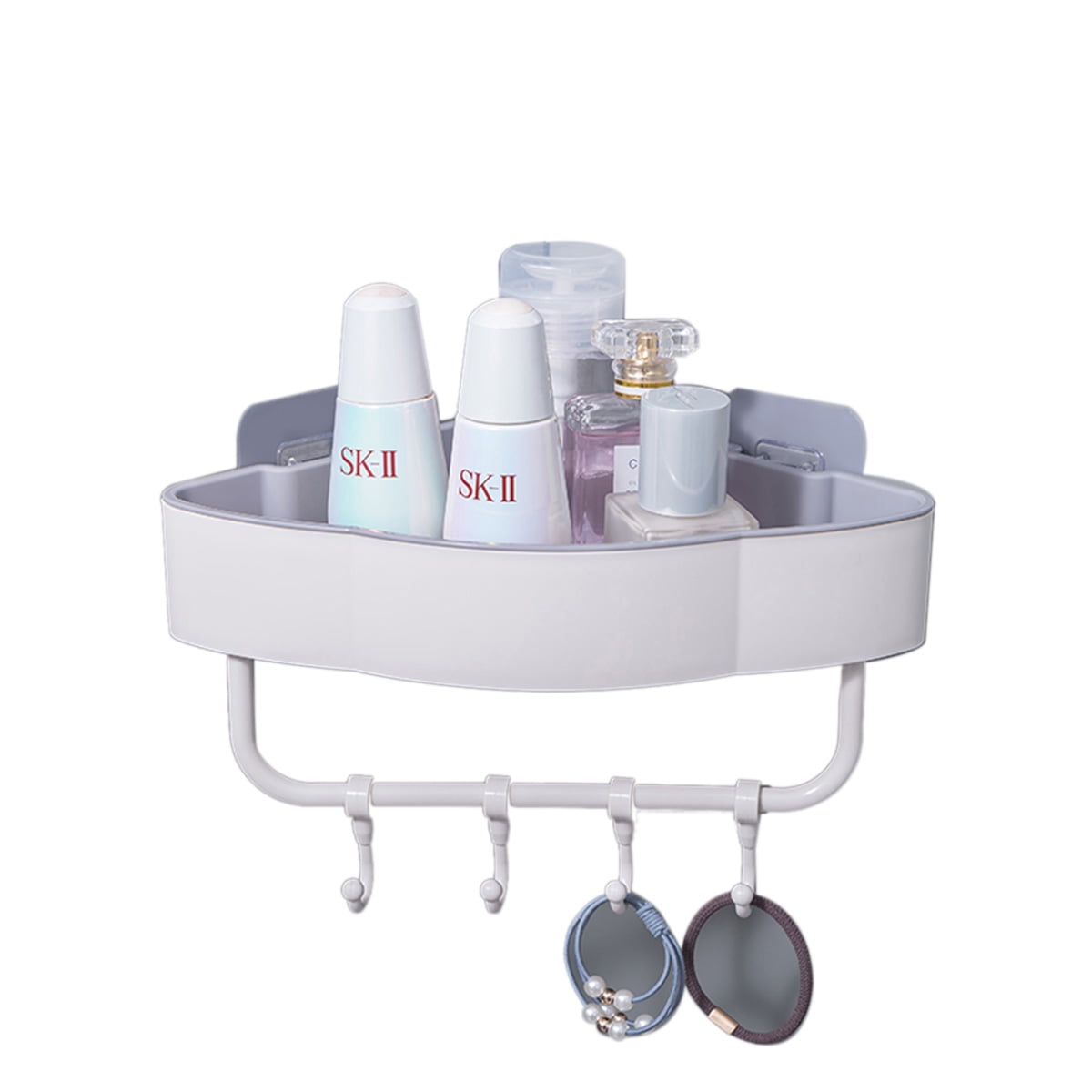 Corner Storage Holder Shelves Bathroom Triangular Shower Shelf Corner