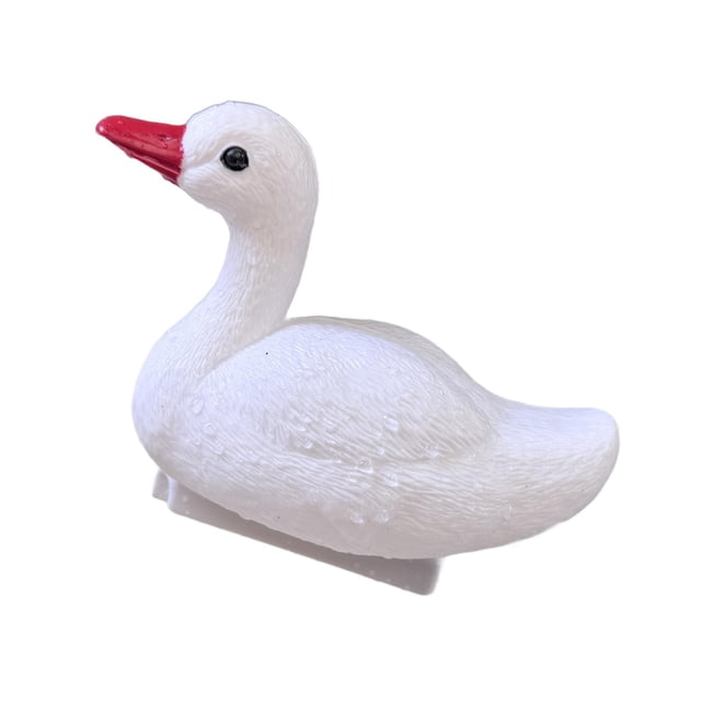 Ganso Decoración Flotante Estatua del jardín Patio Parque patio de pescado Camisio de cisne 20 cm x 11 cm x 7 cm
