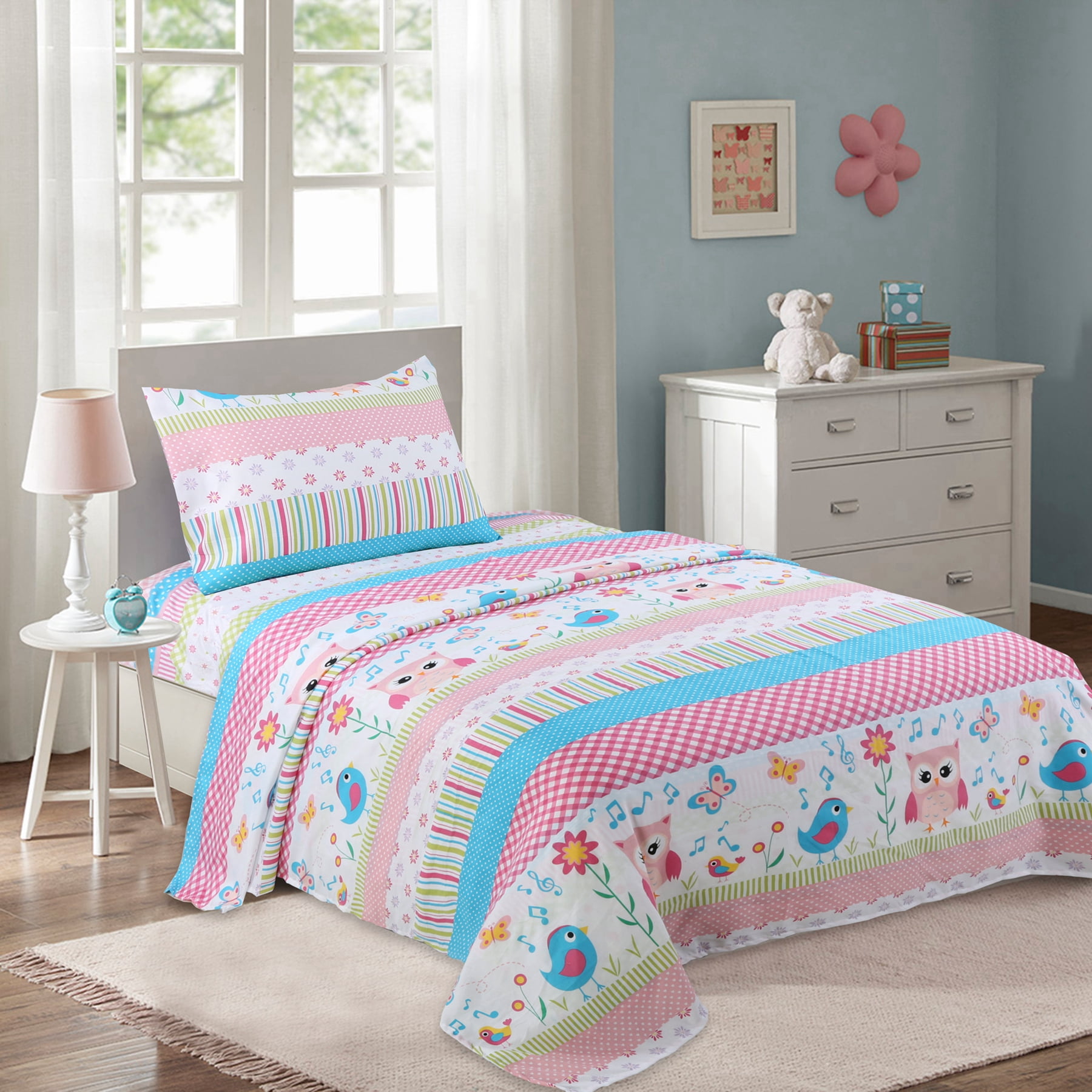 MarCielo Bed Sheets for Kids Twin Sheets for Kids Girls ...