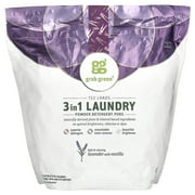 Grab Green 3-in-1 Laundry Detergent Pods, 132 Count, Lavender Vanilla Scent, Plant and Mineral Based, Superior Cleaning Power, Stain Remover, Brightens Clothes