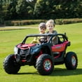 thumbnail image 4 of Freddo Toys UTV 4x4 24V Ride-On, 2-Seater, Leather Seat, Remote Control, Bluetooth, EVA Tires, 3–8 Years, 132 lb Capacity, 4 of 11