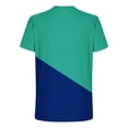 thumbnail image 3 of Chemises pour Hommes Mode Hommes Confortables Imprimé Manches Courtes Col Rond Blouses Chemises, 3 of 5