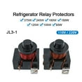 thumbnail image 2 of EJYWPSWD Refrigerator Cooling Fridge Relay Freezer Compressors Starter Relay for Refrigerator Capacitor 110v 120v Jl3-1 Series, 2 of 7