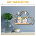 thumbnail image 5 of FRCOLOR Cloud Shape Wall Shelf Floating Shelf Cloud-Shaped Wall Shelf Organization Display Rack, 5 of 8