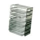 thumbnail image 4 of Estante para platos laterales, organizador para refrigerador, estante multiusos para almacenar alimentos, estante para alimentos de varias capas. verde 6 capas, 4 of 9