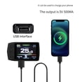 thumbnail image 3 of Electric Bike KT-TF01U LCD Display Meter 24V 36V 48V Waterproof Connection Plug Ebike Intelligent Display with USB, 3 of 7