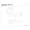 thumbnail image 2 of Kingston Brass Concord Single Post Toilet Paper Holder, 2 of 2