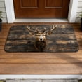 thumbnail image 5 of Tyidzon Rustics Deer Head Door Mat Non-Slide Absorbent Doormat 16X24 Inch Nature Decorative Floor Rug for Indoor Outdoor Front Door Entryway Kitchen Bath Washable Floor Mat, 5 of 8