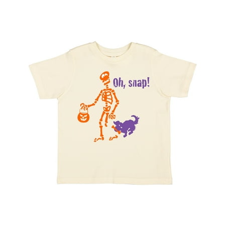 

Inktastic Oh Snap Skeleton Gift Toddler Boy or Toddler Girl T-Shirt