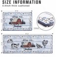 thumbnail image 2 of Kitchen Floor Mats 2Pcs, Anti Fatigue Kitchen Rugs and Mats Farmhouse Floral Farmhouse Non-Skid Cushioned Floor Comfort Mat for Kitchen, Doorway, Sink, Laundry, 17"x27"+17"x47", 2 of 6
