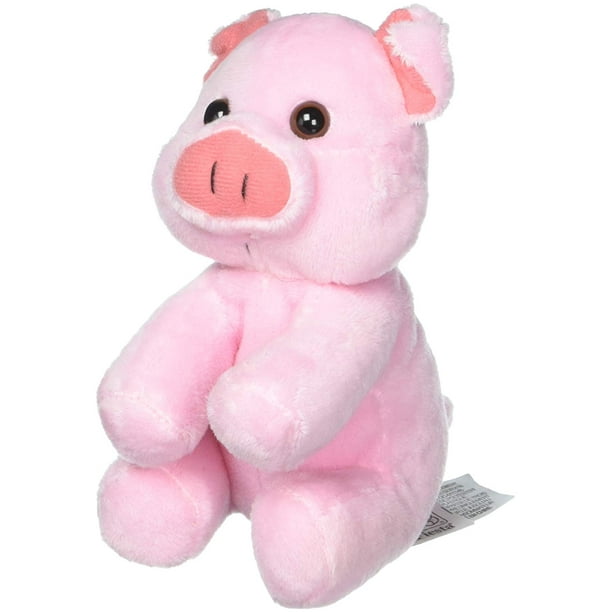 Lil Buddies Bean Bag Animal Plush 5" Pig, Super Soft New Spandex