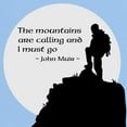 thumbnail image 3 of CafePress - Mountains Calling T Shirt - Light T-Shirt - CP, 3 of 4