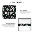 thumbnail image 5 of Kdxio Daisies Flowers Print Tissue Box Cover,Square Decorative PU Leather Facial Paper Case Organizer Holder Dispenser for Bathroom,Night Stands,Desk,Car 5.2''X5.2''X5.2'', 5 of 8