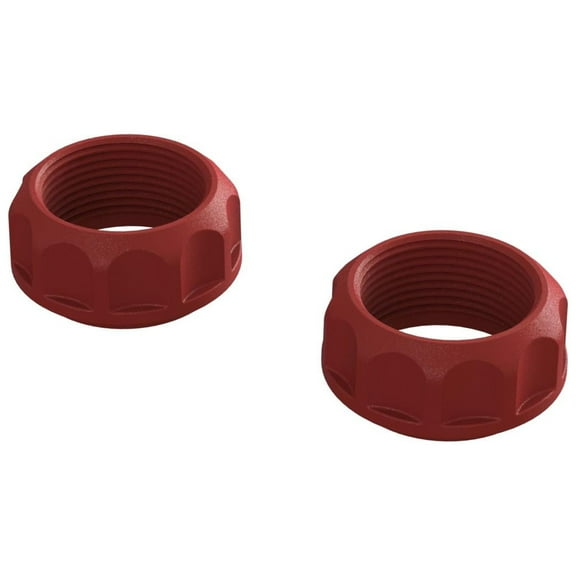 ARRMA Threaded Shock Collar Red 2 ARA330690 Elec Car/Truck Replacement Parts