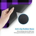 thumbnail image 6 of Balery Purple Buffalo Plaid Mouse Pad ,15.8x29.5 In Large Gaming Mouse Pad Desk Mat Long Non-Slip Rubber Stitched Edges,Waterproof Mousepad Desk Mat For Gamer Office Home, 6 of 9