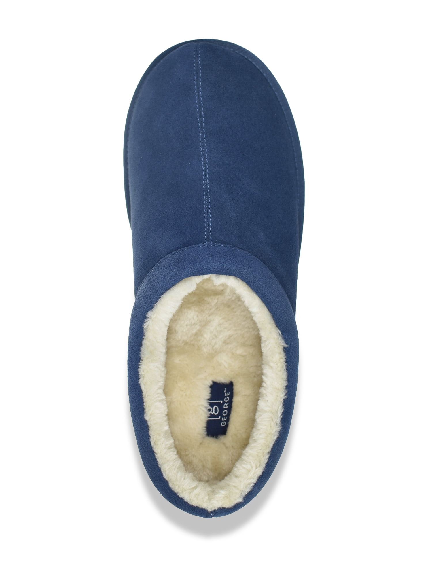 George Men's Suede Clog Slippers