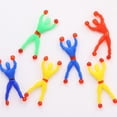 thumbnail image 2 of Vogacara 10pcs Sticky Climbing Man Good Elasticity Easy Children to Glass Educational Play Imagination Children's Toys Stimulate Novel Type3 NO3 Vogacara FN004070-00, 2 of 6