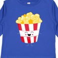 thumbnail image 4 of Inktastic Cute Kawaii Popcorn Boys or Girls Long Sleeve Toddler T-Shirt, 4 of 5