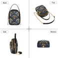 thumbnail image 3 of FORMRS Crossbody Bag for Women Shoulder Cell Phone Purse with Zipper, Blue Art Pattern, 3 of 7