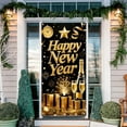 thumbnail image 2 of Lilixerw Festive Door Curtain,Reusable Holiday Decor for Christmas&New Year,Holiday Background Cover for Door Window,70x35Inch, 2 of 6