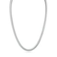 thumbnail image 4 of Sterling Silver 925 High Polished Round Snake 400 Hollow Chain 4mm Made in Italy 24" Jewelry Female, 4 of 5
