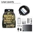 thumbnail image 4 of Grand Theft Auto Backpack, Large Capacity Bookbag For College Travel, 16.1x11.8x6.5 Inch, 4 of 8
