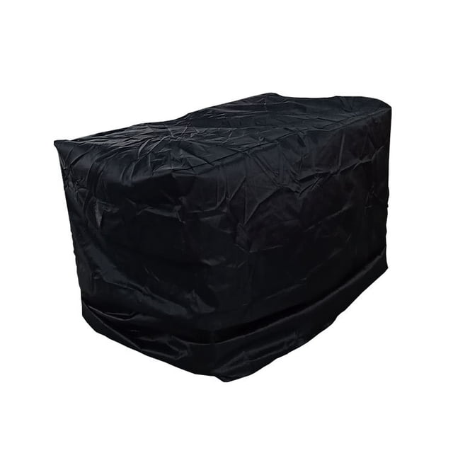 Funda para leña de 4 pulgadas y 8 pies, repelente al agua, marco de madera, tela Oxford 210D, a prueba de polvo, para exteriores, protector solar, marco de madera