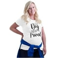 thumbnail image 3 of Cute Pet Lover Dog Needed a Friend Women's Maternity T Shirt Tee Brisco Brands S, 3 of 7