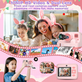 thumbnail image 5 of AWANFI Instant Print Camera Kids with 32G SD Card and Printing Paper, Portable Digital Cameras Toys for Boys & Girls Age 3-12 Birthday Gifts - Pink, 5 of 9