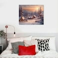 thumbnail image 4 of COMIO - Christmas Canvas Wall Art Decorations Christmas Winter Home Poster Picture Wall Decor Canvas Print,Framed for Living Room Bedroom, 4 of 4