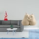 thumbnail image 2 of Escultura De Llama De Resina Con Abrazo Radiante Y Sujetalibros De Cerámica En Forma De Pera, Adorno Moderno De Escritorio Para Oficina, Patio, Estantería, Idea De Regalo única., 2 of 8