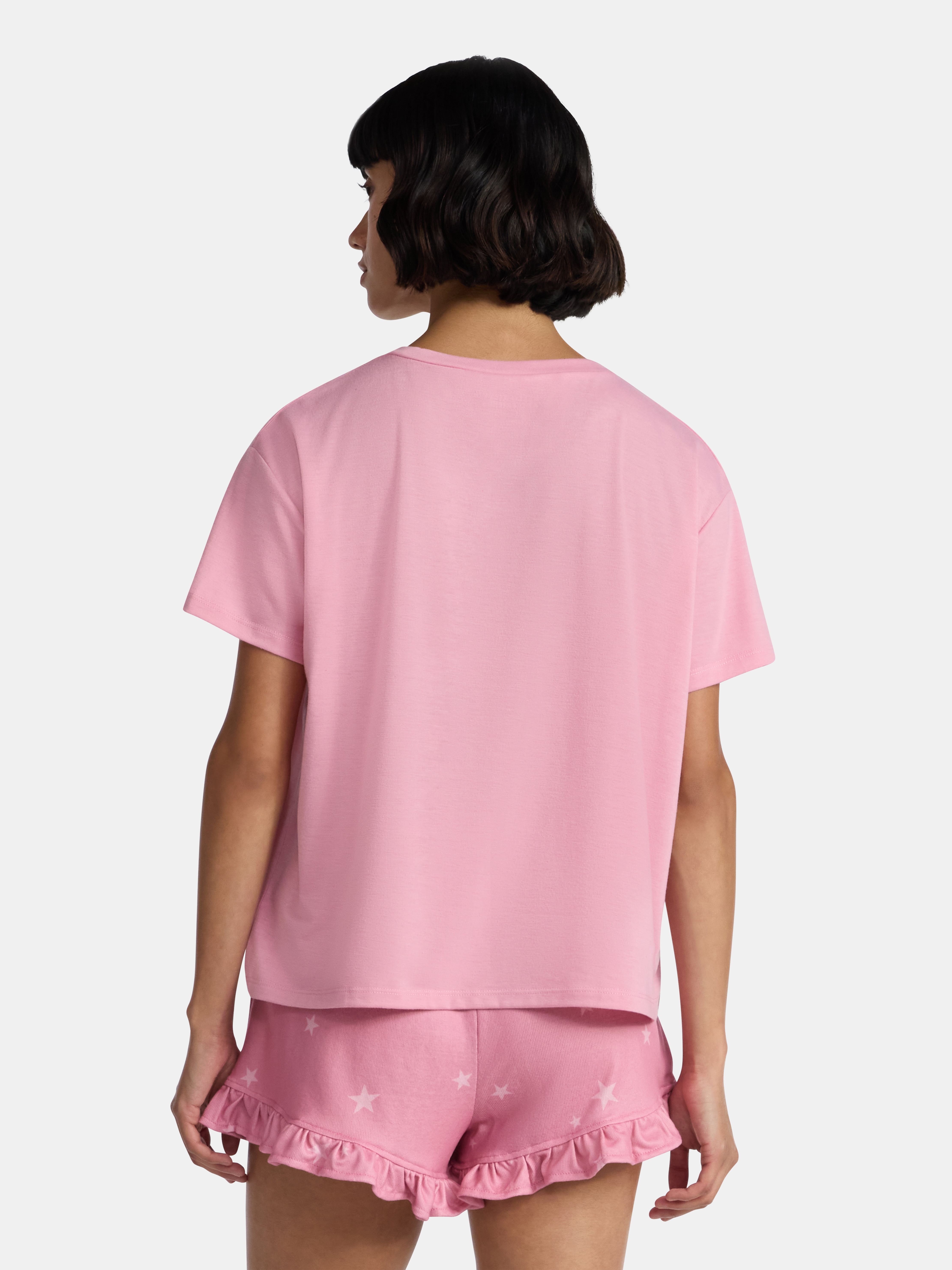 Hello Kitty & Friends Women’s Tee and Shorts Pajama Set from Grayson Social, 2-Piece, Sizes S-3X
