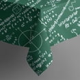 thumbnail image 5 of Math Equations Chalkboard Formulas Green Pattern Square Tablecloth,Waterproof Square Table Cover,Wipeable Spillproof Washable Table Cover for Home Kitchen Party Decor 60"x60"(152x152cm), 5 of 6