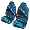 thumbnail image 2 of Haiem Blue Viper Snake Closeup Face Printed Car Seat Covers Set of 2, Universal Fit Car Seat Covers,Protective Seat Covers,Comfortable Car Seat Covers, Easy Installation Seat Covers, 2 of 9