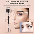 thumbnail image 3 of 1 count 3  Eyebrow Eyelash Shaper Eyelash Comb for Separating Lashes Shaping Brow+1PCS Professional Blending Eyeshadow Brush Eye Makeup Brush for Concealer Eyebrows Eyeliner Makeup Tool, 3 of 6