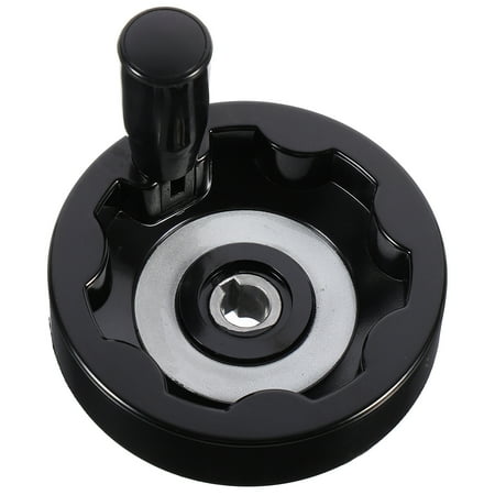 

1pc Useful Folding Hand Wheel Bakelite Revolving Handle Ripple Hand Wheel