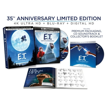 E.T. The Extra-Terrestrial - 35th Anniversary Limited Edition (4K Ultra HD + Blu-ray + Digital Copy)