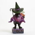 thumbnail image 2 of Jim Shore Purrfectly Frightful Pint Sized Halloween Cat Holding Pumpkin Figurine, 2 of 2